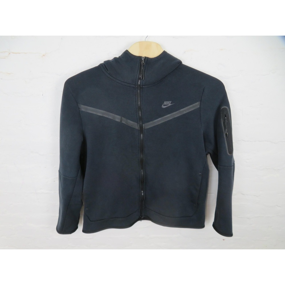 Nike Sportswear Tech Fleece Mens 2XL Black Full Zip Jacket CU4489-010 Hoodie